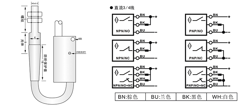 M3光電開(kāi)關(guān)漫反射式